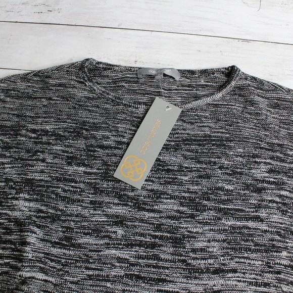 Daisy Fuentes Women's Pullover Tunic Sweater Size M Black White - Picture 4 of 5